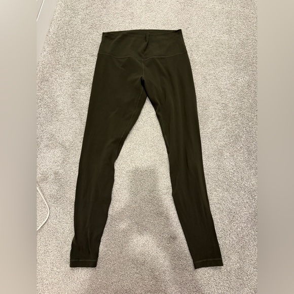 Lululemon Align Pant *Full Length 28" Dark Olive Size 10 - Picture 3 of 5